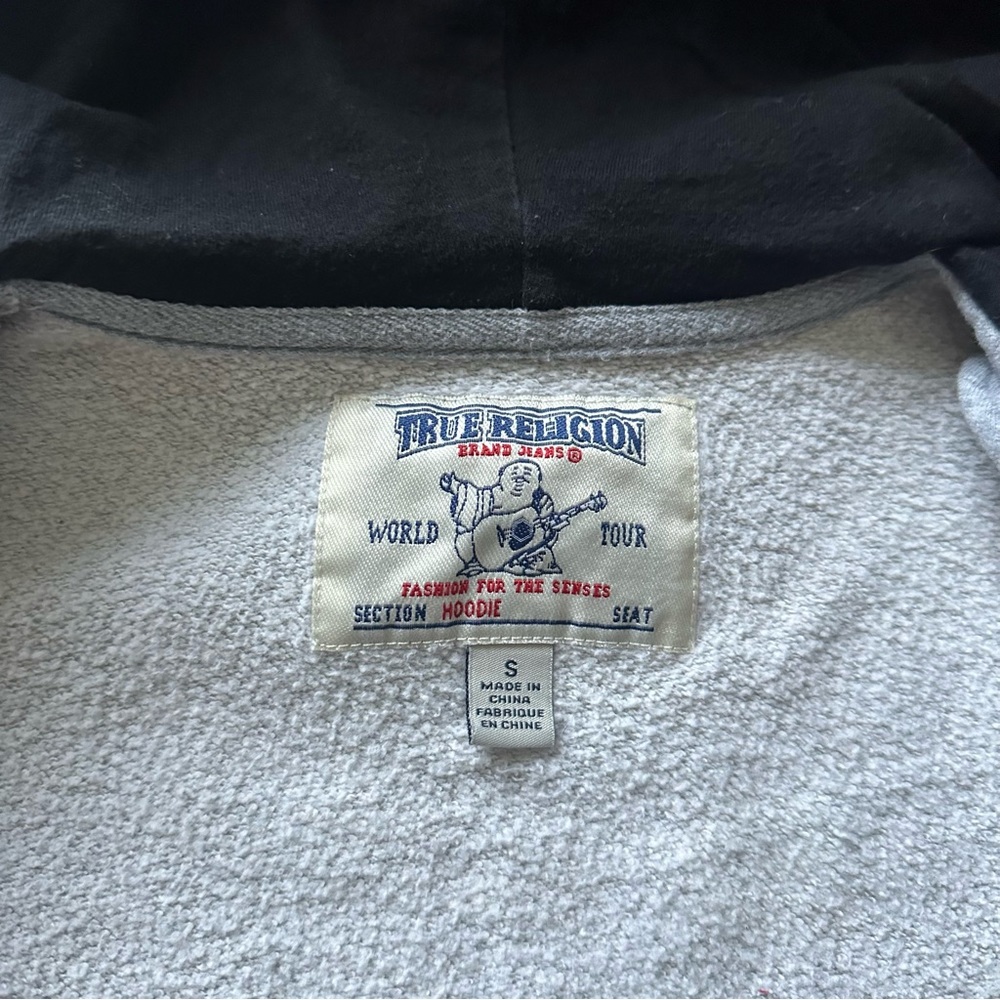 Size 8 Youth Small True Religion Hooded Zippered Sweatshirt - Picture 11 of 11